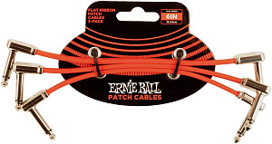 ERNIE BALL 6402, 15см - Инструментальный кабель