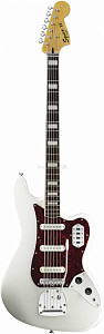 FENDER SQUIER VINTAGE MODIFIED BASS VI RW OLYMPIC WHITE - Бас-гитара