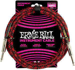 ERNIE BALL 6394, 3.05м - Инструментальный кабель