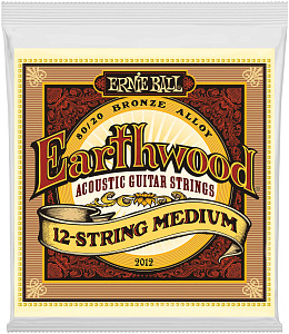 ERNIE BALL 2012 Earthwood 80/20 Bronze Medium 11-52 - Струны для 12 струнной акустической гитары