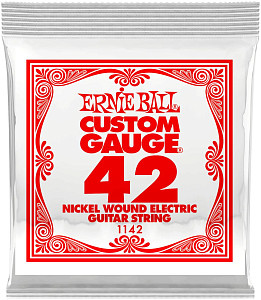 ERNIE BALL 1142 Nickel Wound .042 - Струна одиночная для электрогитары