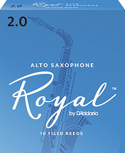 RJB1020 Rico Royal Трости для саксофона альт, размер 2.0, 10шт в упаковке Rico