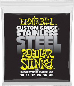 ERNIE BALL 2246 Stainless Steel Slinky Regular 10-46 - Струны для электрогитары