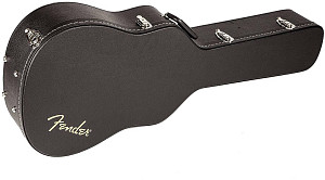FENDER Flat-Top Dreadnought Acoustic Guitar Case, Black - Кейс для акустической гитары
