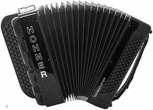 HOHNER Fun Nova II 80 light black celluloid (B-Stepped) - Баян