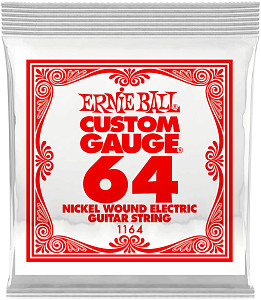 ERNIE BALL 1164 Nickel Wound .064 - Струна одиночная для электрогитары
