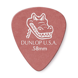 417P.58 Gator Grip Медиаторы, 12шт, толщина 0,58мм, Dunlop