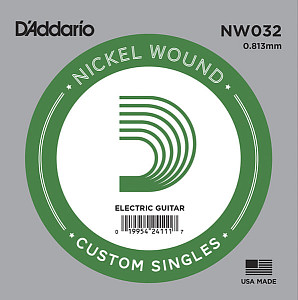D'Addario NW032 - Одиночная струна для элекрогитары