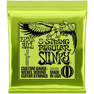 ERNIE BALL 2629 - Струны для электрогитары Nickel Wound Slinky Regular 10-74