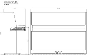 SAMICK JS043UD EBHP - Пианино акустическое