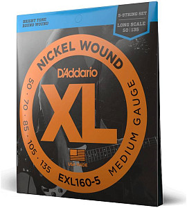 D'ADDARIO EXL160 5 - Струны для бас-гитары 5 струнной