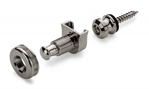 14010601 Security Lock Крепление для ремня с блокировкой, для гитары, рутений, Schaller