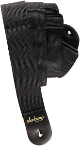 JACKSON 2' Poly Guitar Strap, Black Ремень для гитары/бас-гитары