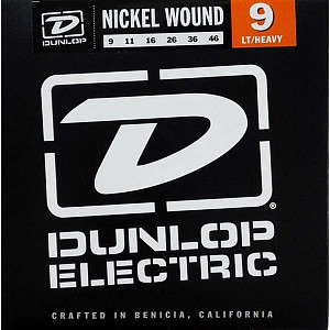 DUNLOP DEN0946 - Струны для электрогитары; Никель; Light/Heavy; .009, .011, .016, .026, .036, .046