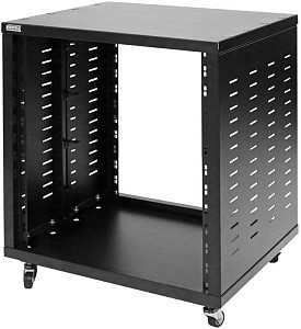 NORDFOLK NRS12U рэковая стойка-шкаф 12U, без дверей, колеса, сталь