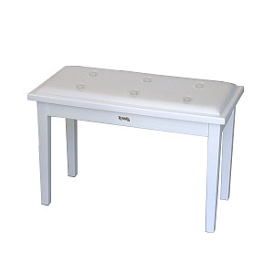 TEMPO Turris 129/MW - Банкетка деревянная double seat. Цвет: Белый матовый
