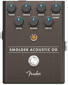 FENDER SMOLDER ACOUSTIC OVERDRIVE напольная гитарная педаль эффекта овердрайв