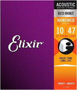 ELIXIR 11152 - Струны для 12 струнной акустической гитары