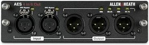 ALLEN&HEATH DLIVE-M-DL-AES6I4O-A - Карта расширения