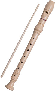 HOHNER 9319 Блокфлейта сопрано, барочная система, пластиковый корпус, 3...