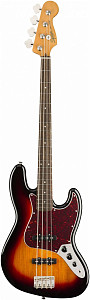 FENDER SQUIER SQ CV 60s JAZZ BASS LRL 3TS 4-струнная бас-гитара, цвет санберст