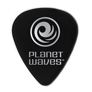 1CBK4-10 Celluloid Medium Медиаторы премиум-класса черные, средние, целлулоид, 10шт Planet Waves