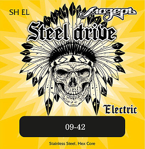 SH-EL Steel Drive Комплект струн для электрогитары, сталь, 9-42, Мозеръ