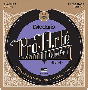 EJ44 PRO ARTE Струны для классической гитары нейлоновые Extra Hard D`Addario