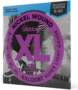 D'ADDARIO EXL120 BT - Струны для электрогитары