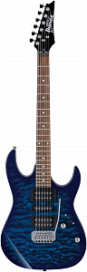 IBANEZ GRX70QAL-TBB электрогитара, 6 струн, левосторонняя, цвет - полупрозрачный...