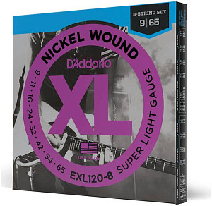 D'ADDARIO EXL120 8 - Струны для 8 струнной электрогитары
