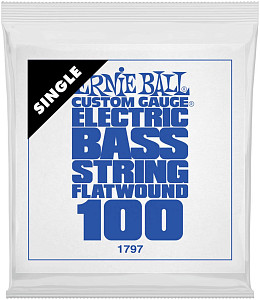 ERNIE BALL 1797 Flatwound .100 - Струна одиночная для бас-гитары