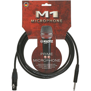 M1FP1N0500 M1 Кабель микрофонный, XLR-6.35мм, 5м, Klotz
