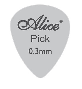 Alice AP-12S Медиаторы, сталь, 12шт, толщина 0,30мм