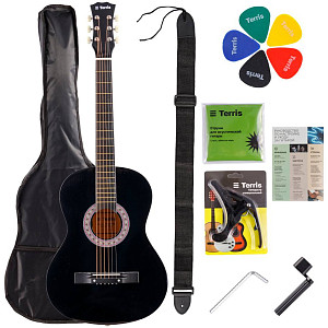 TERRIS TF-038 BK Starter Pack - Акустическая гитара