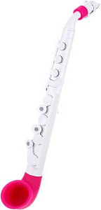 NUVO jSax (White/Pink) саксофон, строй С (до), материал - АБС-пластик,...