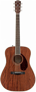 FENDER PM-1 Dreadnought All Mahogany with Case, Natural OV Акустическая...