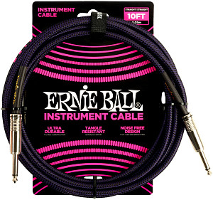 ERNIE BALL 6393, 3.05м - Инструментальный кабель