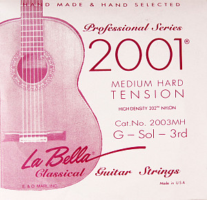 2003MH Отдельная 3-я струна, нейлоновая, La Bella
