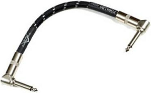 FENDER 6'' PATCH CABLE 2 PACK BLACK - Инструментальный кабель