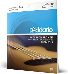 D'ADDARIO EPBB170 5 - Струны для бас-гитары акустической