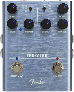 FENDER TRE-VERB DIGITAL REVERB/TREMOLO гитарная педаль эффектов реверб/тремоло