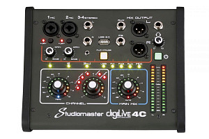Studiomaster Digilive 4CH - Сверхкомпактный цифровой микшерный пульт 