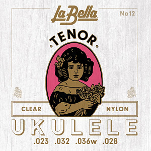 12-TENOR Комплект струн для укулеле тенор La Bella 