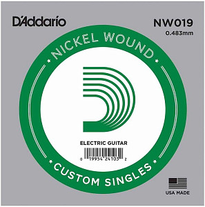 D'ADDARIO NW019 - Струна одиночная для электрогитары