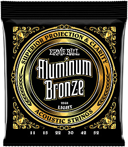 ERNIE BALL 2568 Aluminum Bronze Light 11-52 - Струны для акустической гитары
