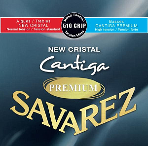 SAVAREZ 510CRJP New Cristal Cantiga Premium - Струны для классической гитары
