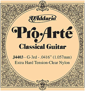 D'ADDARIO J4403 - Струна одиночная для классической гитары