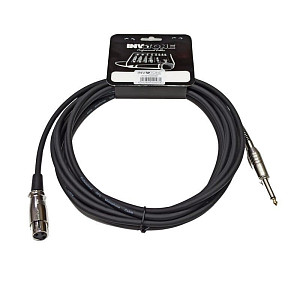 INVOTONE ACM1005/BK - Микрофонный кабель, 6,3 джек моно - XLR (мама)