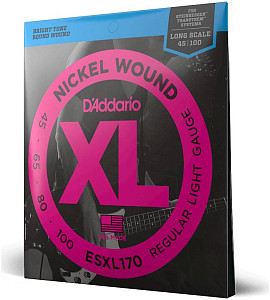D'ADDARIO ESXL170 - Струны для бас-гитары headless
